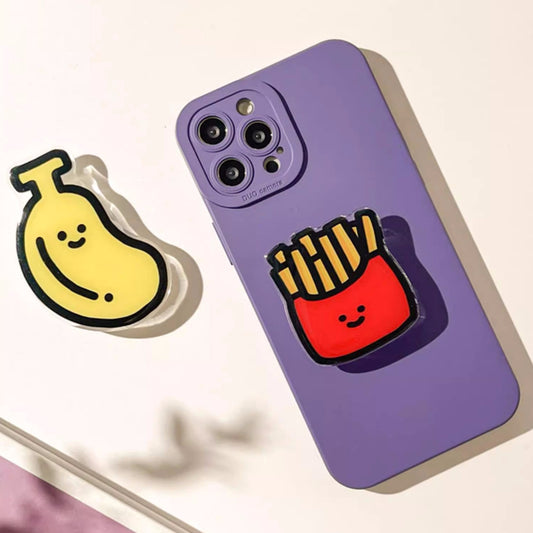 Bear/Banana/Chips Phone Holder Desktop Support