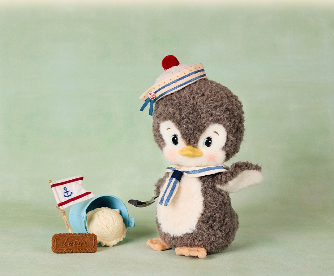Bobo Nuts | Cream Bobo Piko Penguin Plush Toy