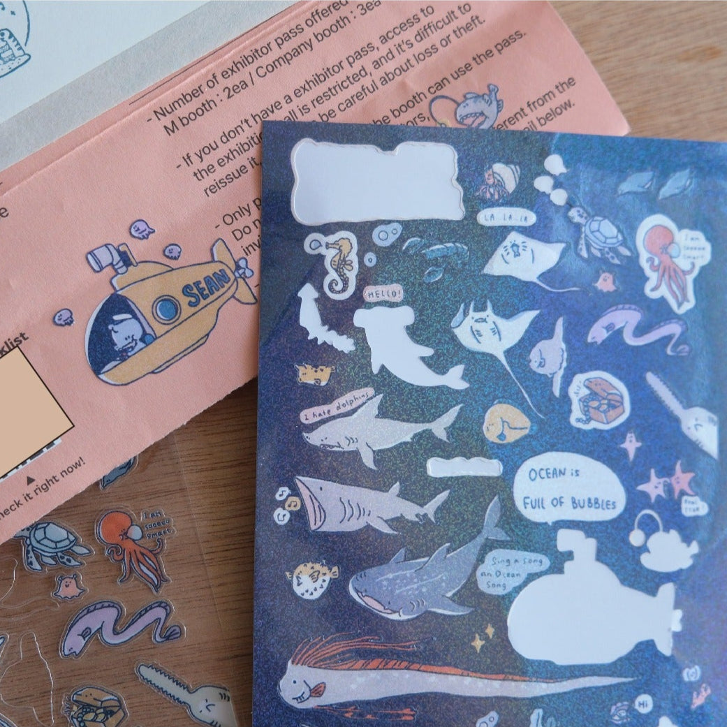 A Gator Life | Summer Ocean Shining Sticker