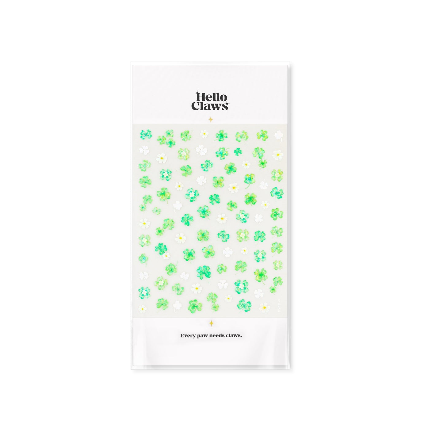 Hello Claws | Four-leaf Clover Jelly Nail Deco Sticker