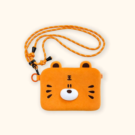 Fickle Plan | Huhu Tiger Plush Crossbody Pouch & Bag