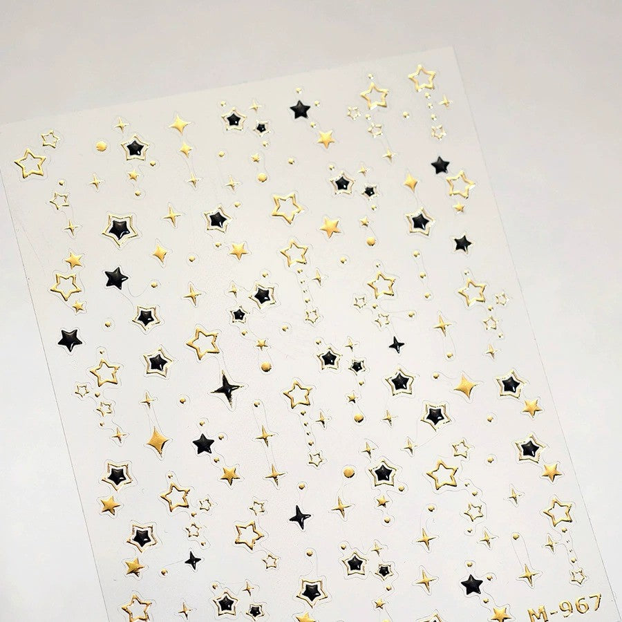 Hello Claws | Gold Star Nail Deco Sticker