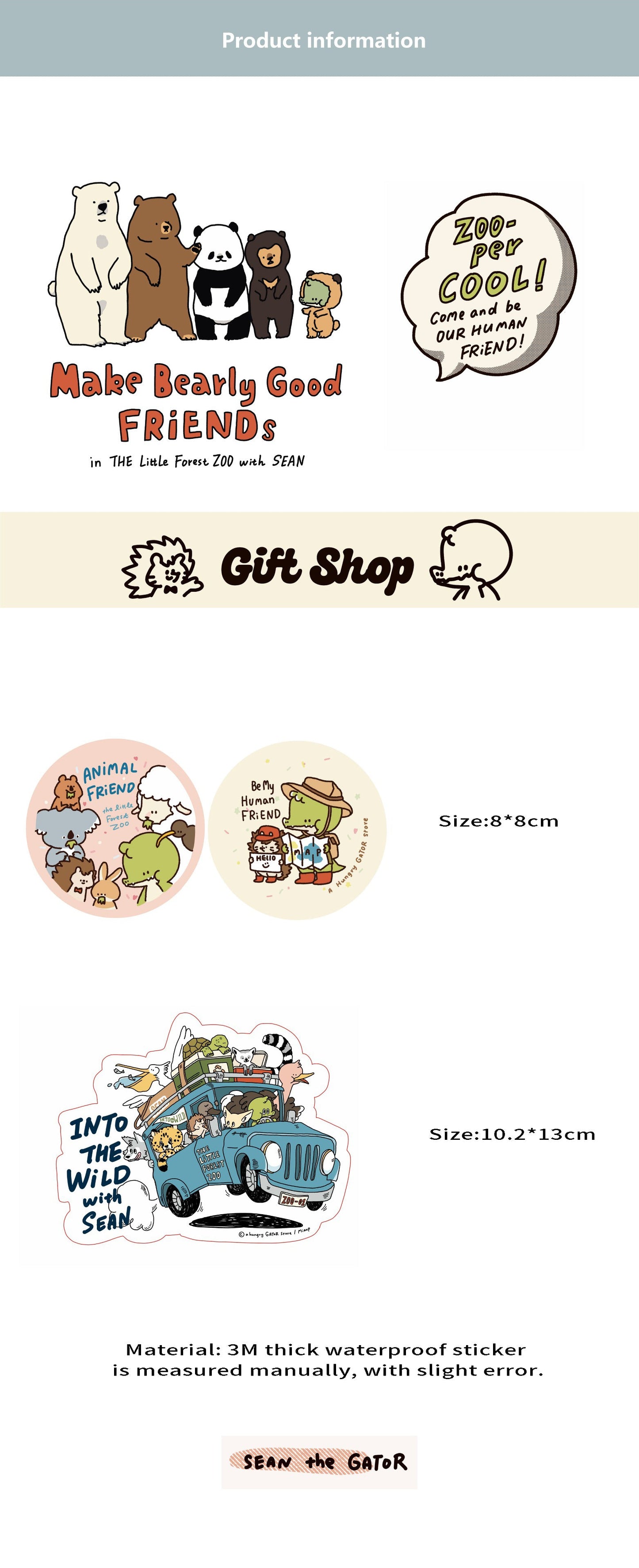 A Gator Life | Suitcase Waterproof Sticker