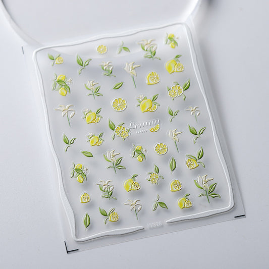 Hello Claws |Summer Lemon Nail Deco Sticker