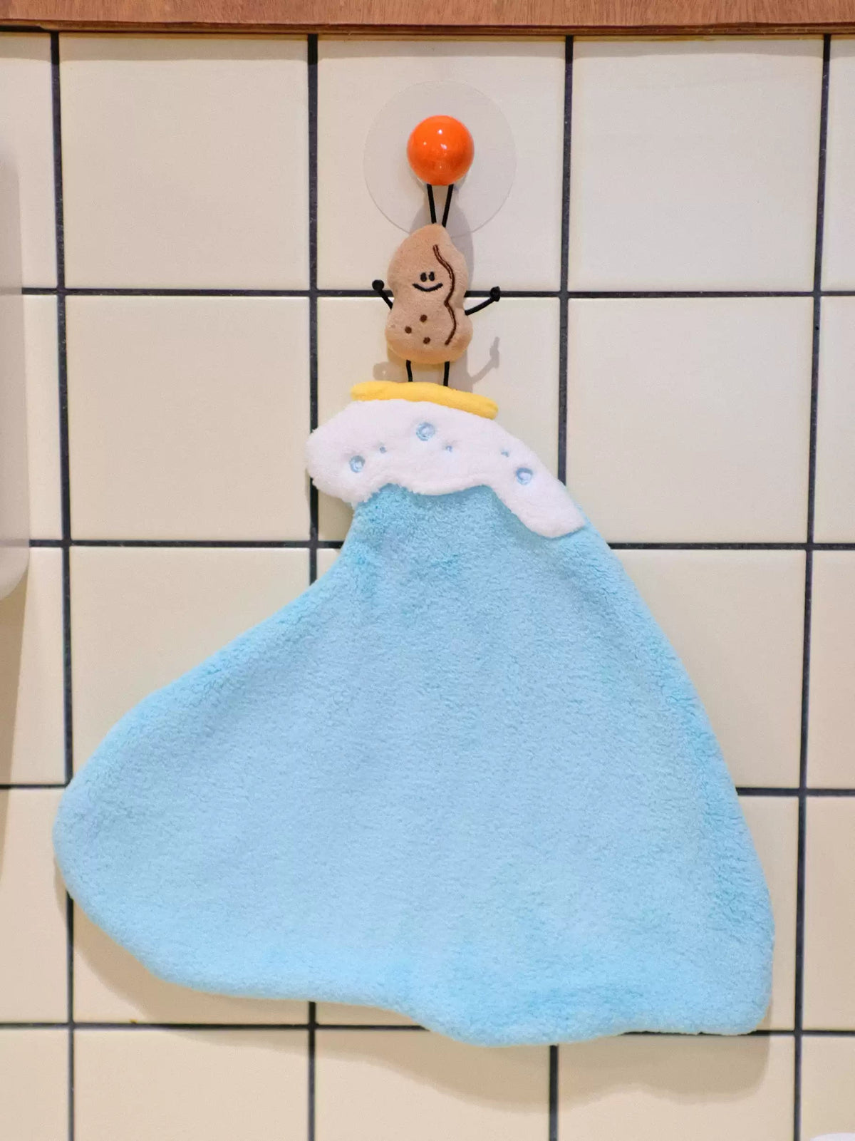 Fickle Plan | Surfing Peanut Hanging Hand Towel