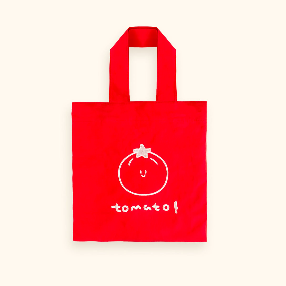 Daily White | Tomato Canvas Bag