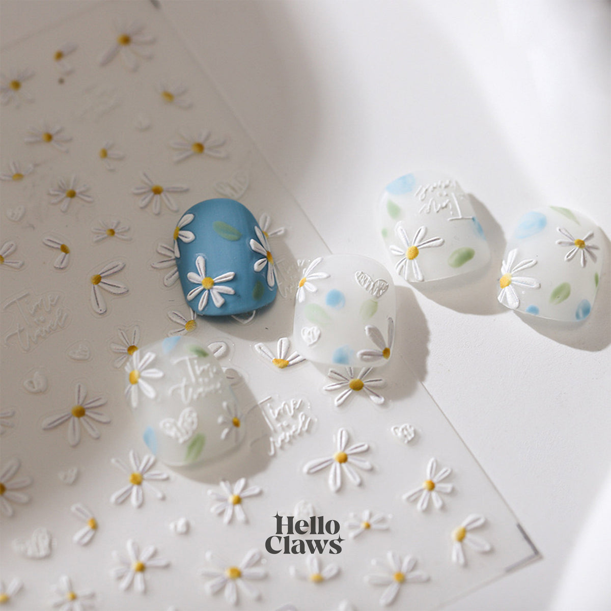 Hello Claws | Spring Daisy Wild Flower Nail Deco Sticker