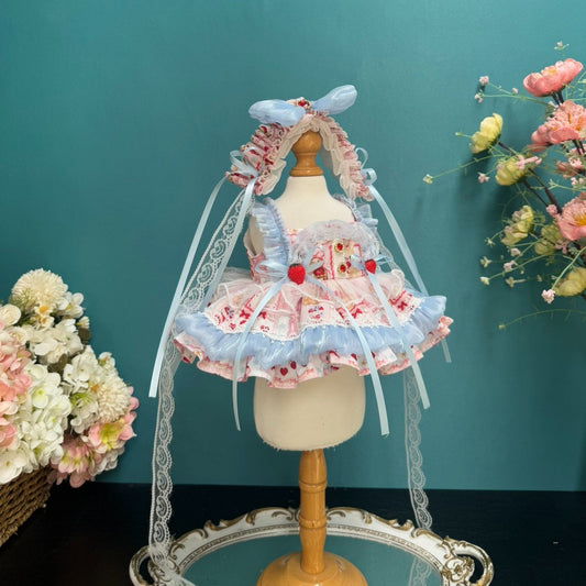 Sewing | Strawberry Cake Doll Princess Dress