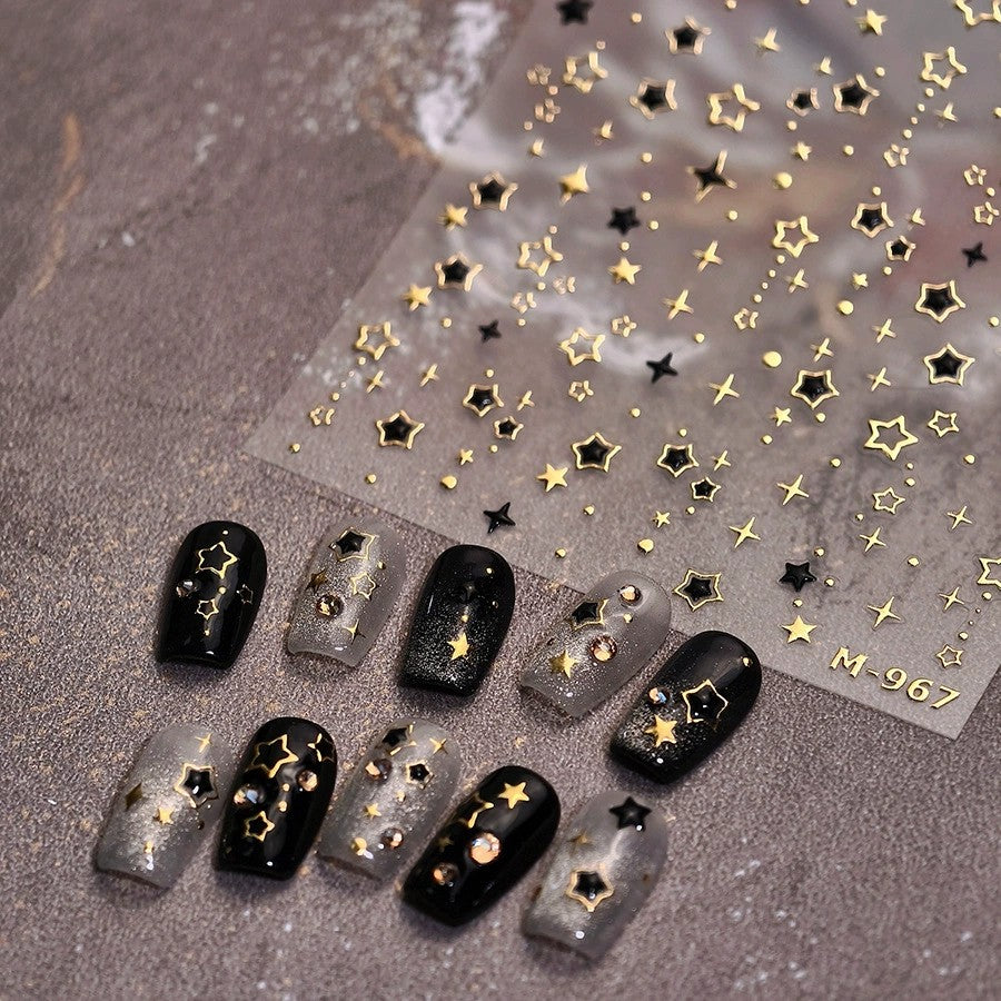Hello Claws | Gold Star Nail Deco Sticker