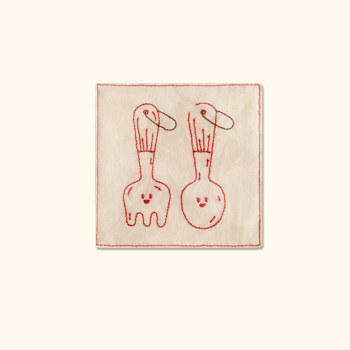 Daily White | Tea Towel & Coaster