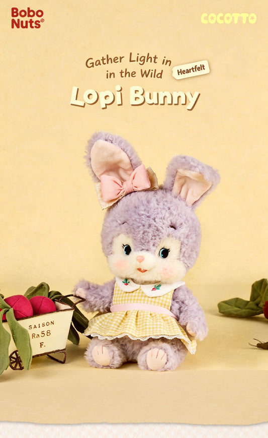 Pre-sale! Bobo Nuts | Lopi Bunny Gather Light In The Wild Plush Toy