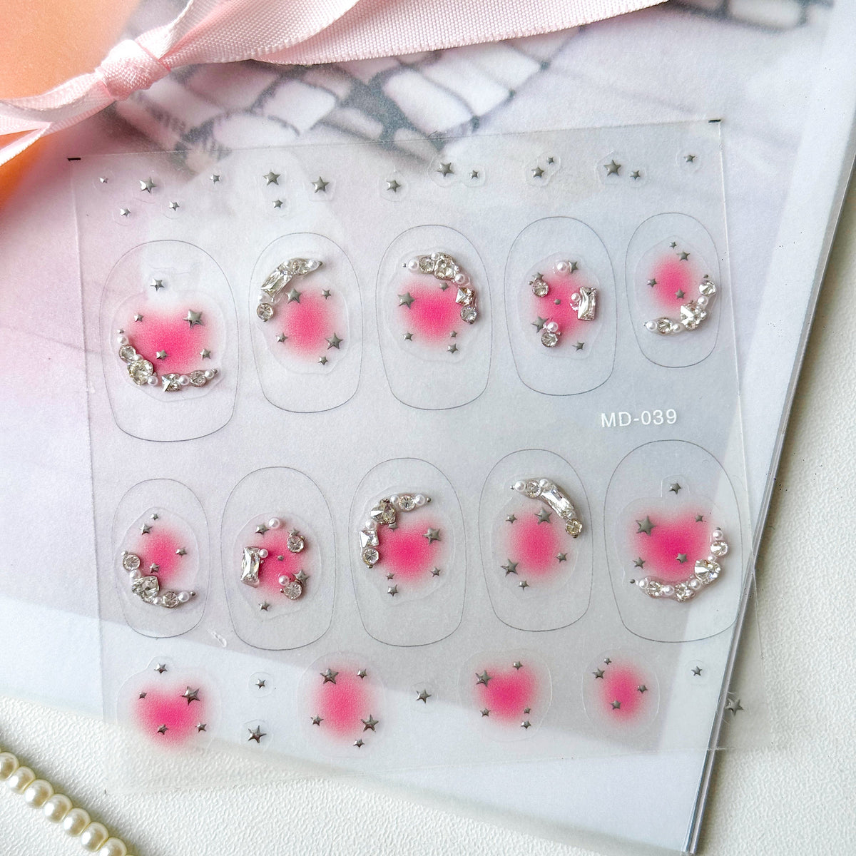 Hello Claws | Star Diamond Nail Deco Sticker