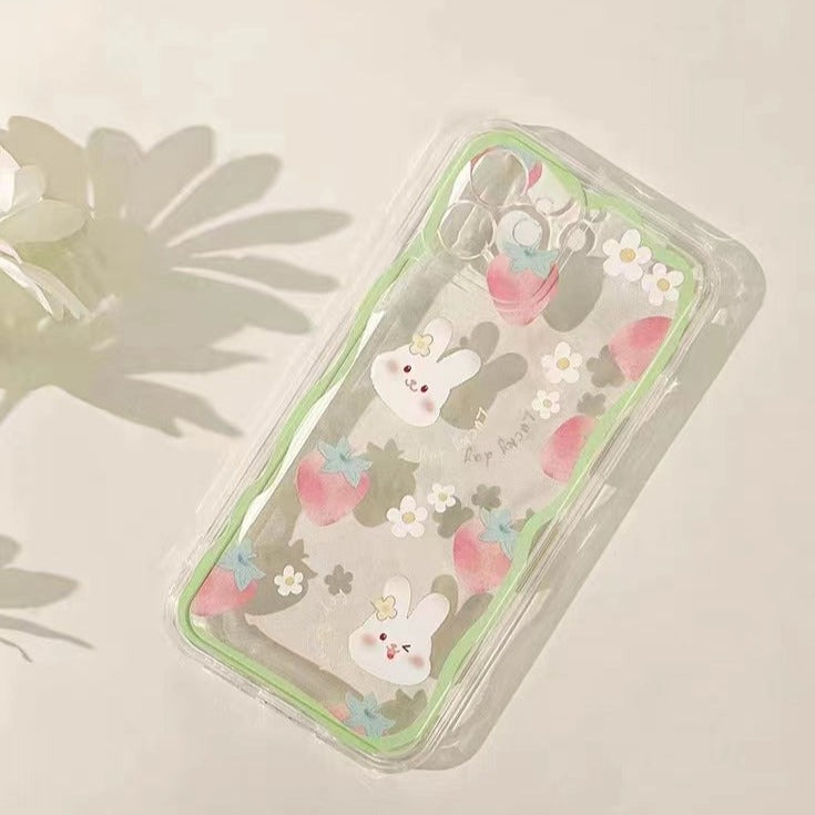 Cute Strawberry Bunny Phone Case