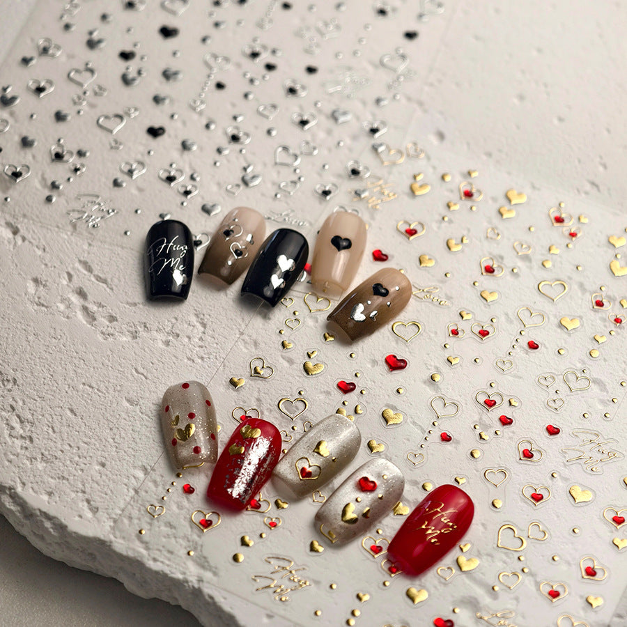 Hello Claws | Heart 5D Nail Deco Sticker