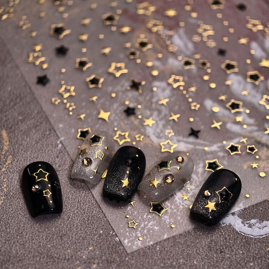 Hello Claws | Gold Star Nail Deco Sticker