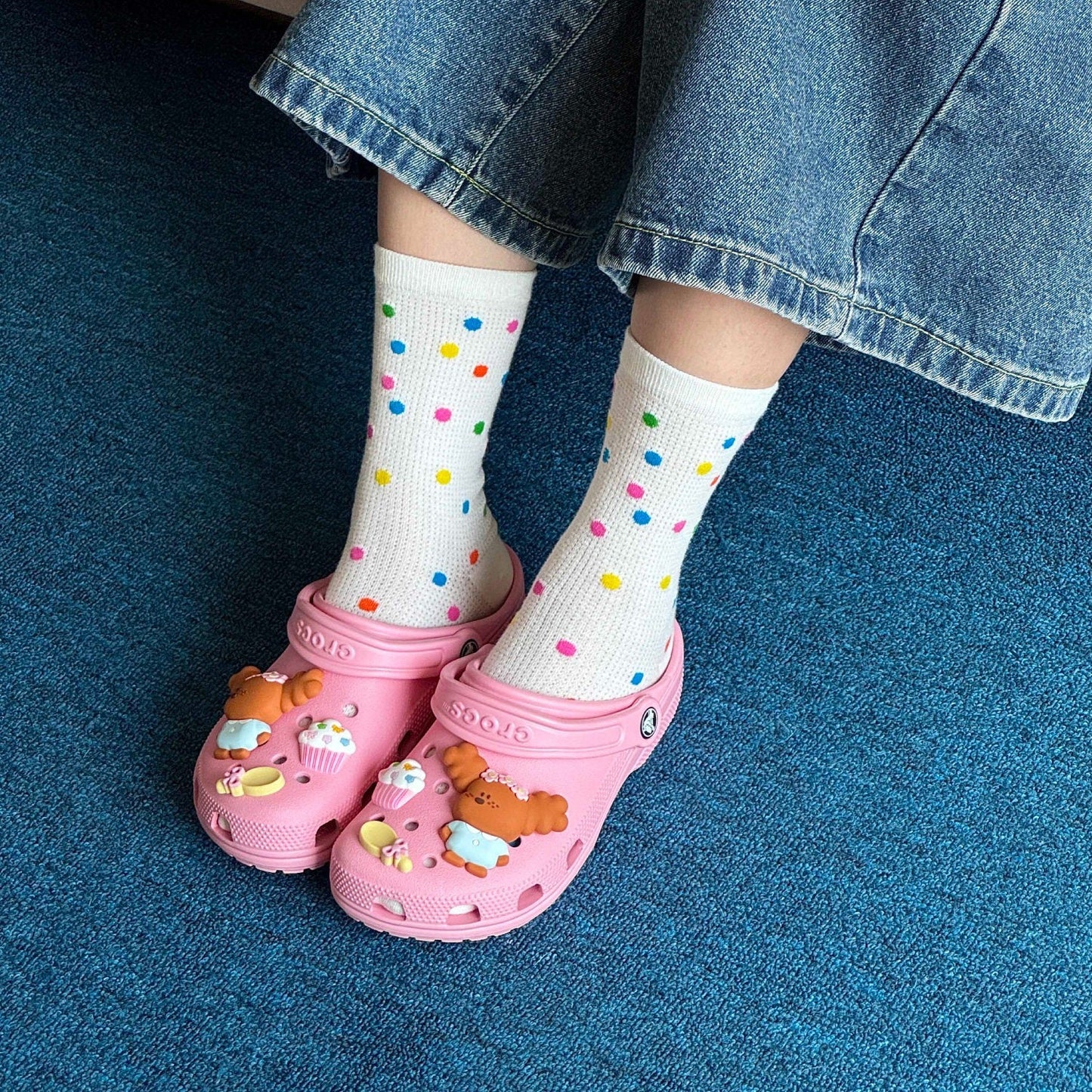 Bluuf Tag | Dog, Cupcake & Comb Shoe Charms