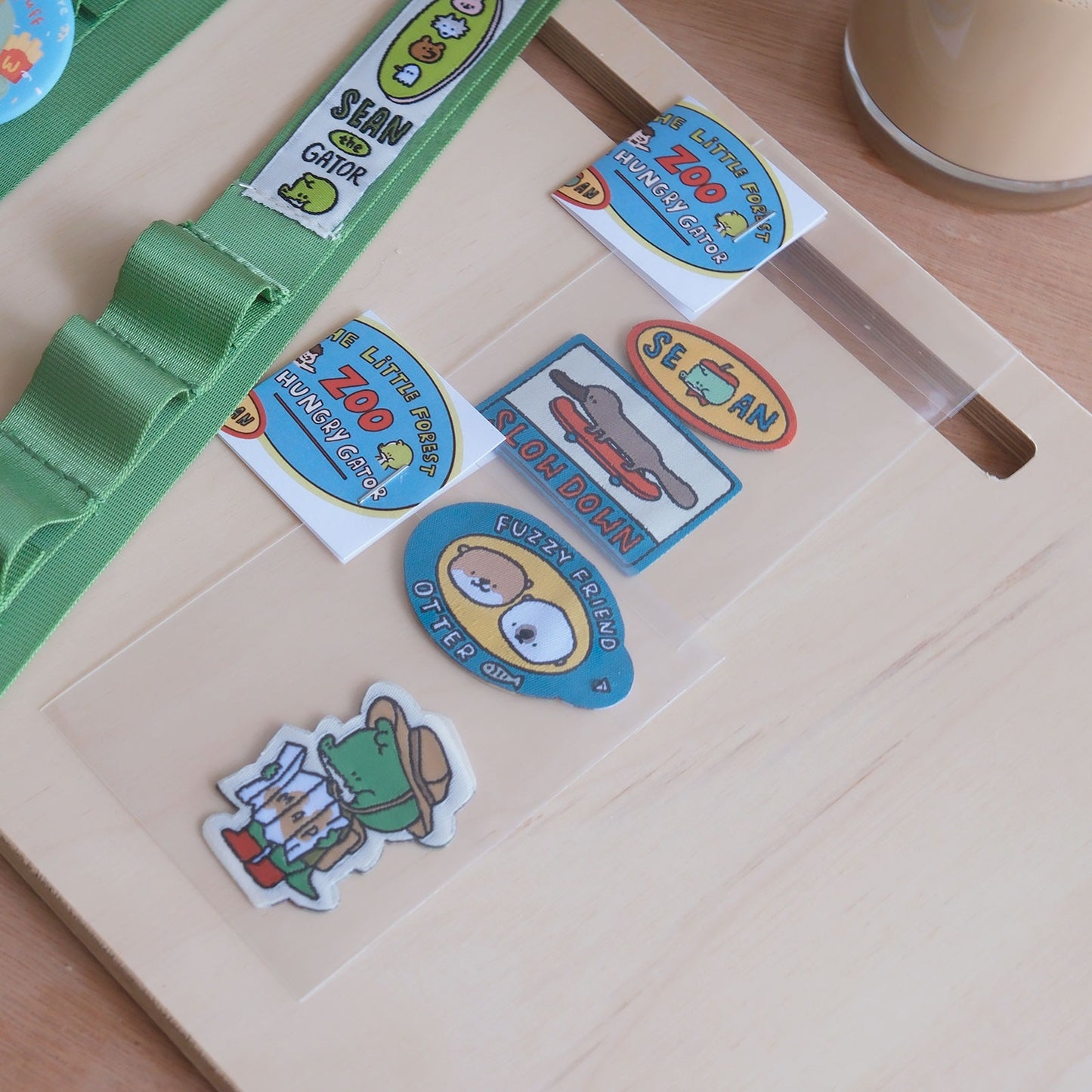 A Gator Life | Embroidered Sean Woven Label Sticker