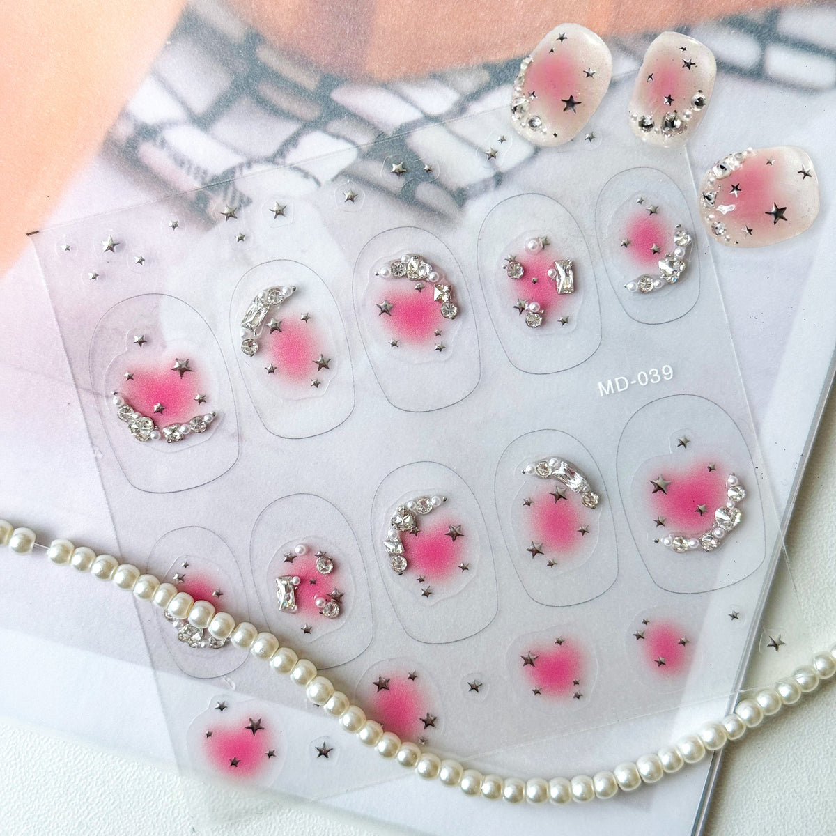 Hello Claws | Star Diamond Nail Deco Sticker