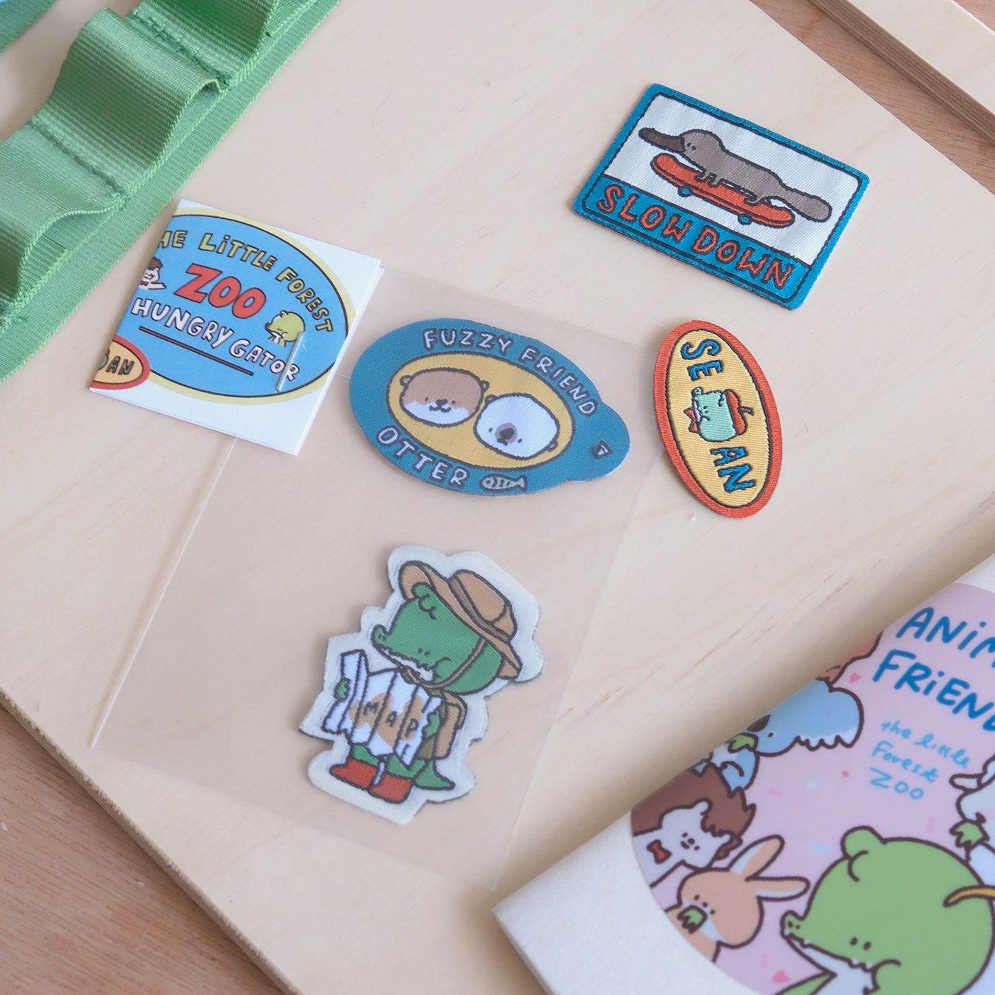 A Gator Life | Embroidered Sean Woven Label Sticker