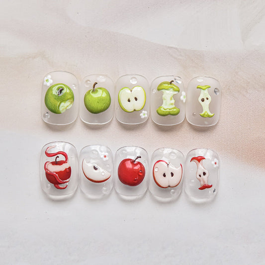 Hello Claws | Apple Jelly Nail Deco Sticker