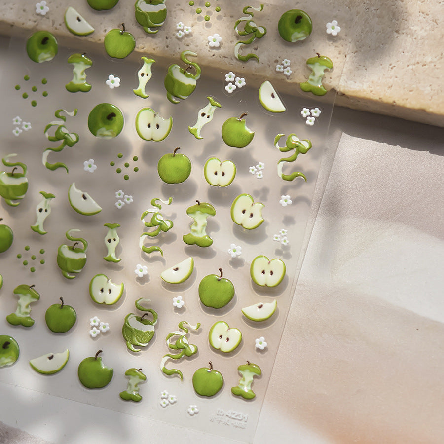 Hello Claws | Apple Jelly Nail Deco Sticker