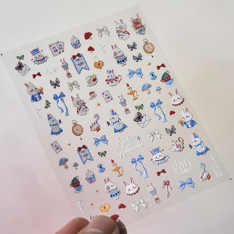 Hello Claws | Bunny Wonderland Nail Deco Sticker
