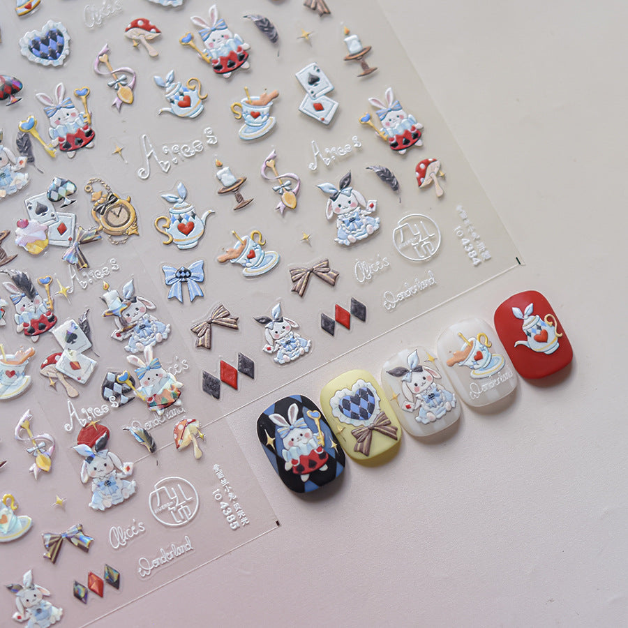 Hello Claws | Bunny Wonderland Nail Deco Sticker