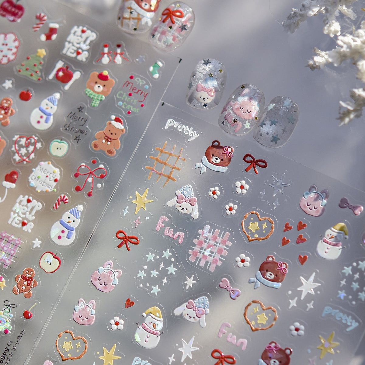 Hello Claws | Christmas Winter Nail Deco Sticker