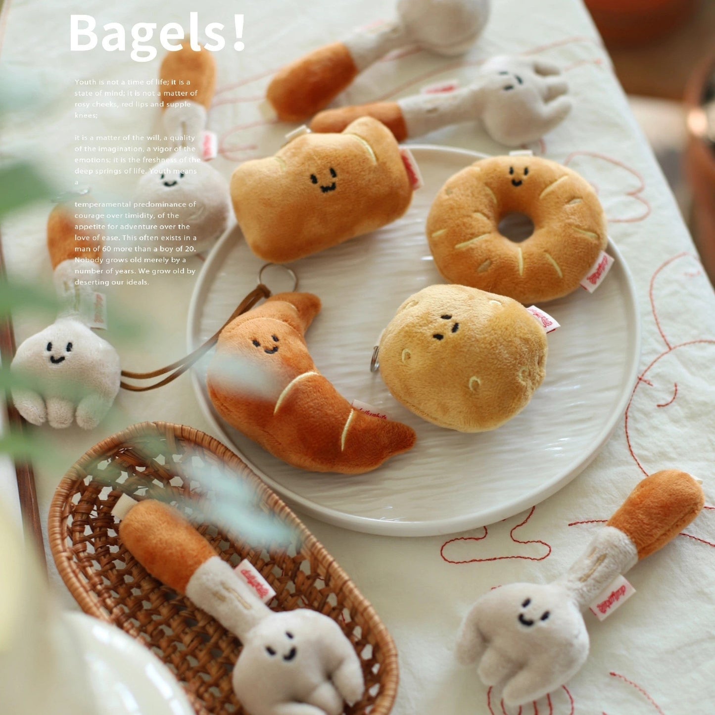 Daily White | Bakery Bag Charm