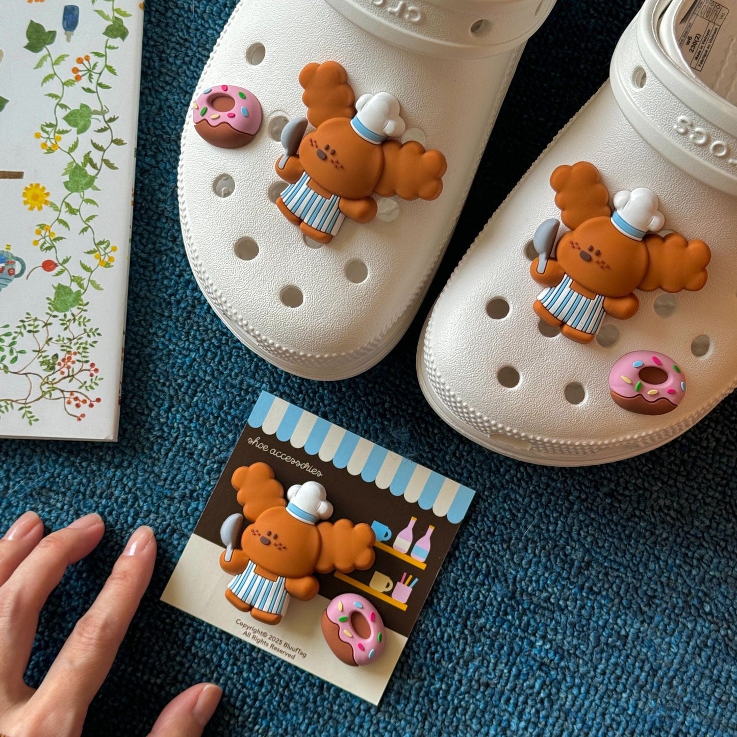Bluuf Tag | Doggie & Donut Shoe Charms