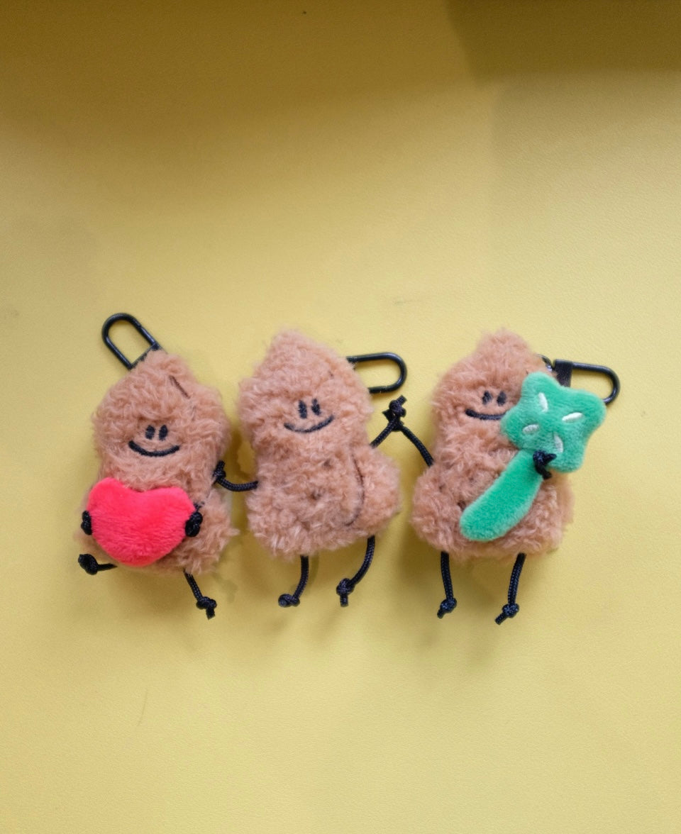 Fickle Plan | Mini Peanut Keychain