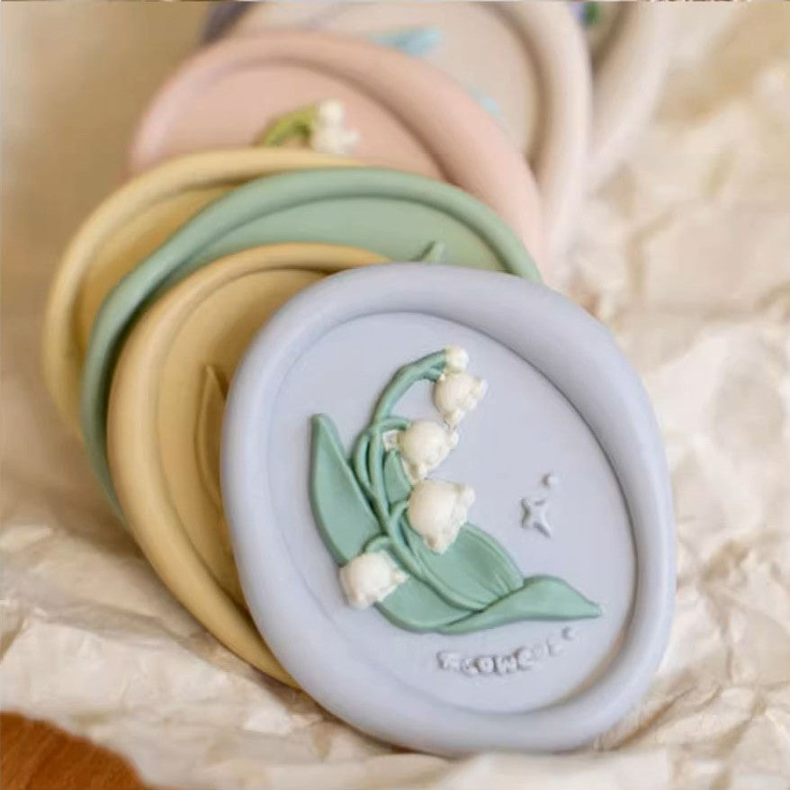 Orange studio | Lily of the valley wax seal stampÂ