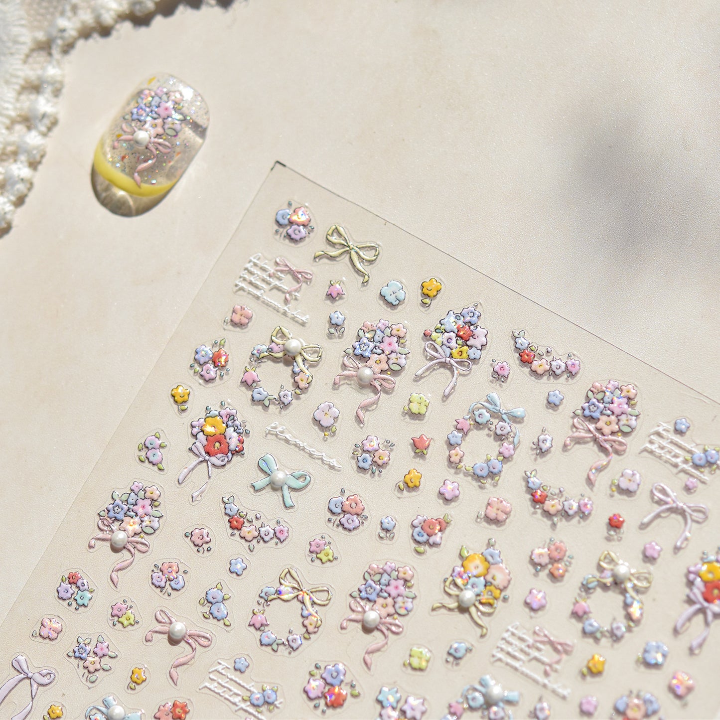 Hello Claws | Blossom And Pearl Nail Deco Sticker