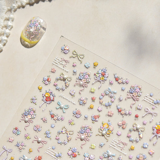 Hello Claws | Blossom And Pearl Nail Deco Sticker