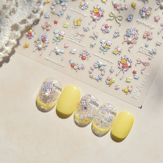 Hello Claws | Blossom And Pearl Nail Deco Sticker