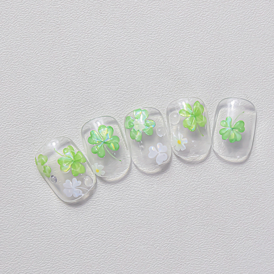 Hello Claws | Four-leaf Clover Jelly Nail Deco Sticker