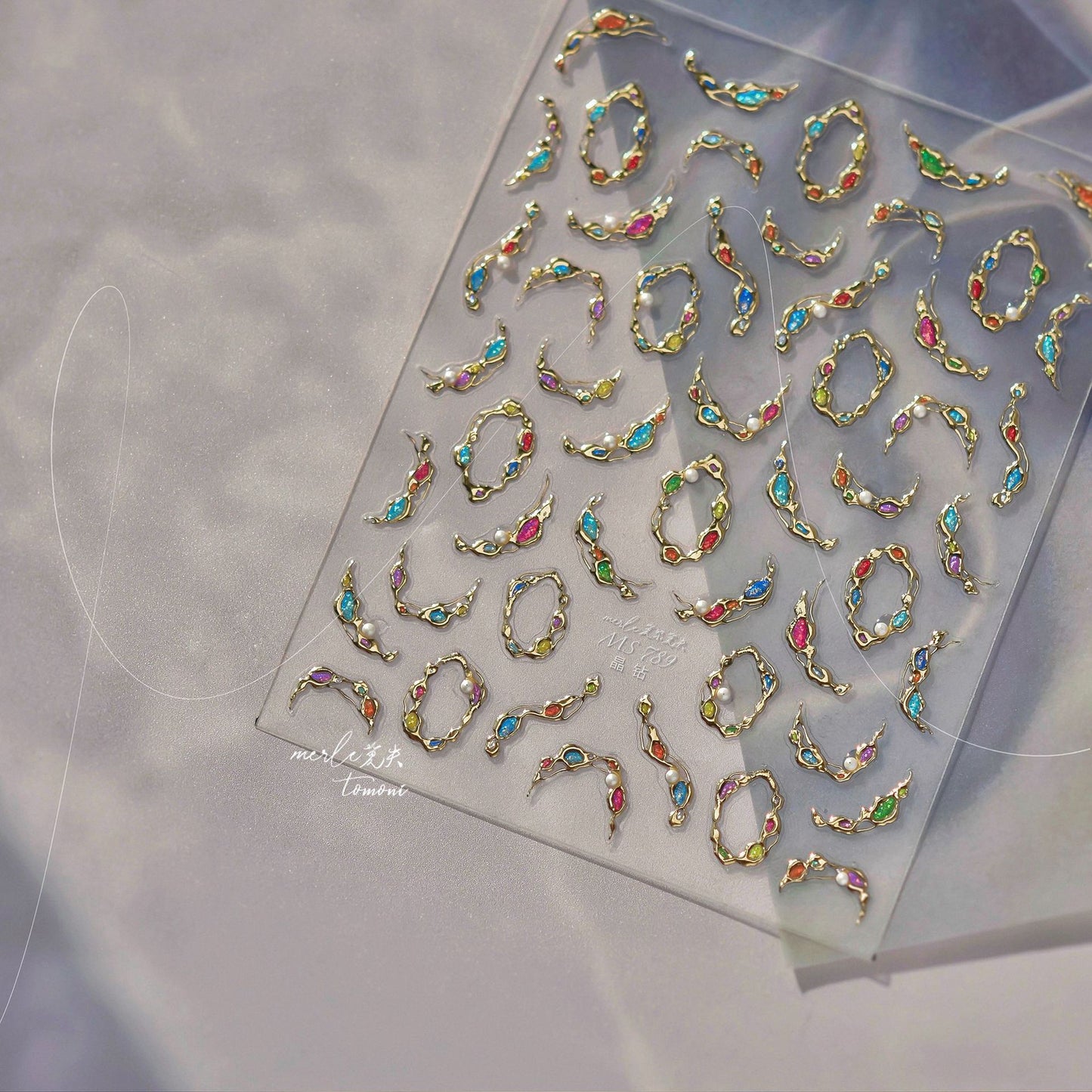 Hello Claws | Gemstone Necklace Nail Deco Sticker