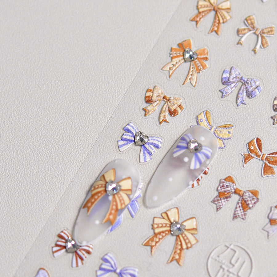 Hello Claws | Kawaii Bowknot Nail Deco Sticker