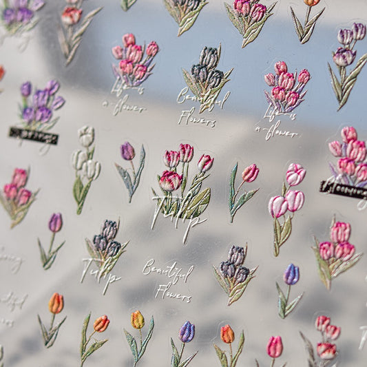 Hello Claws | Spring Tulip Nail Deco Sticker