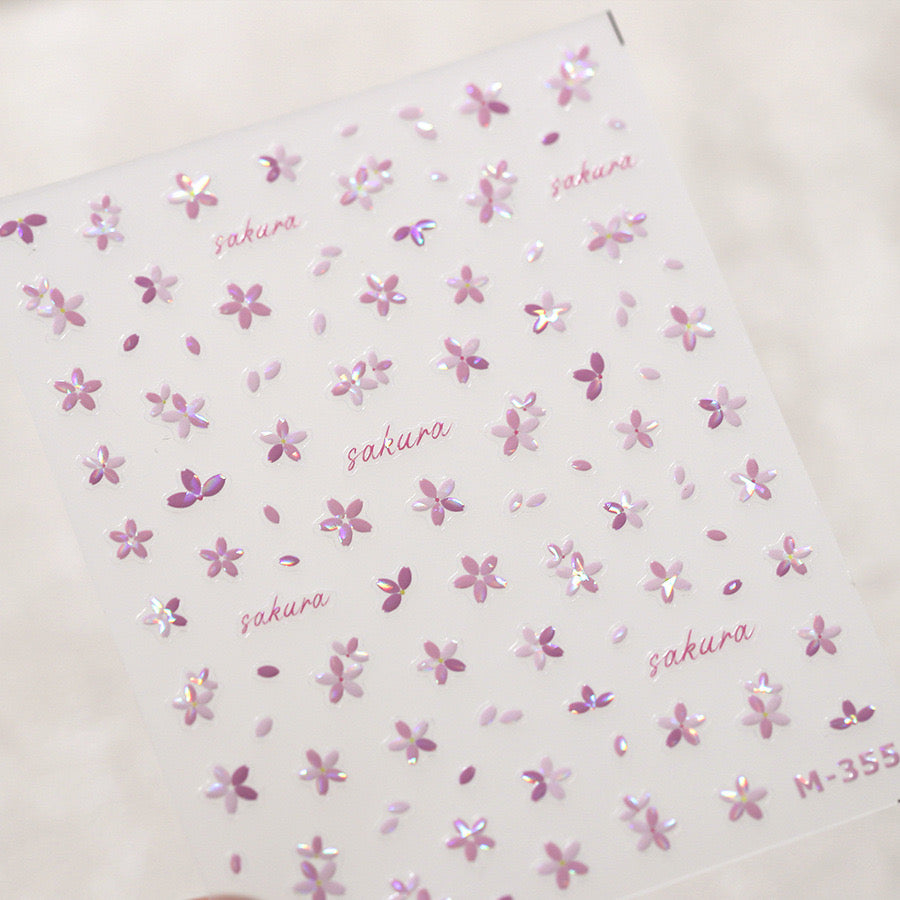 Hello Claws | Spring Cherry Blossom 5D Nail Deco Sticker