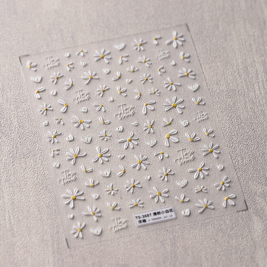 Hello Claws | Spring Daisy Wild Flower Nail Deco Sticker