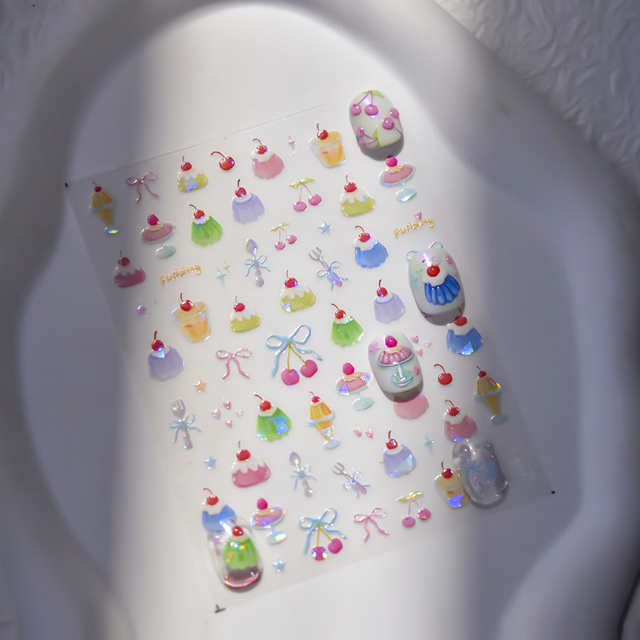 Hello Claws | Jelly Pudding Nail Deco Sticker