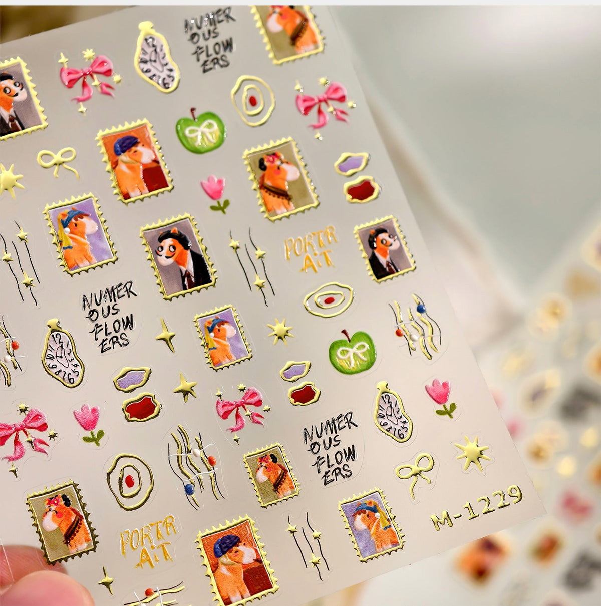 Hello Claws | World Famous Paintings Nail Deco Sticker