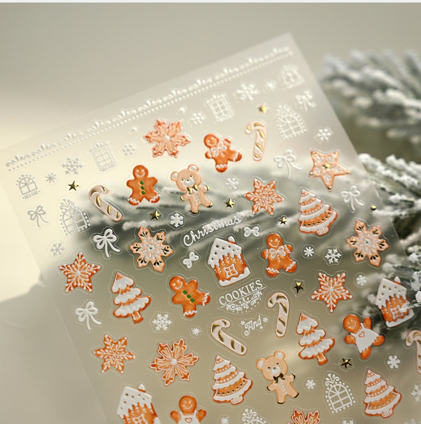 Hello Claws | Gingerbread Nail Deco Sticker