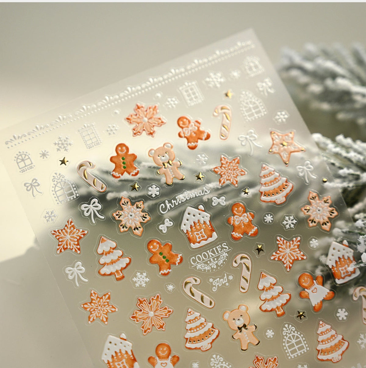 Hello Claws | Gingerbread Nail Deco Sticker
