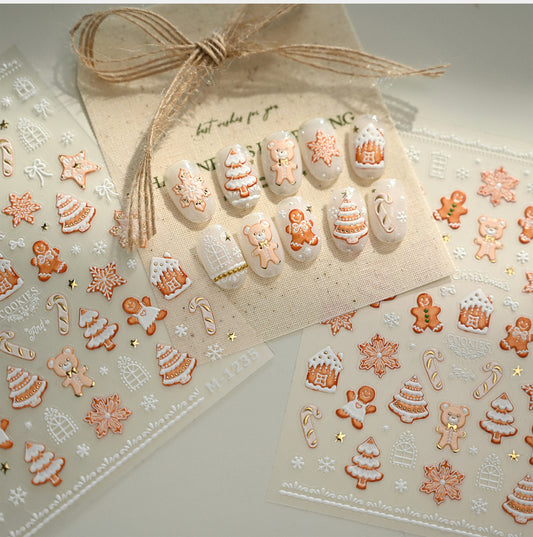 Hello Claws | Christmas Cookies Nail Deco Sticker