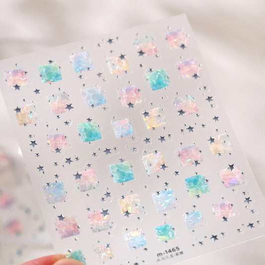 Hello Claws | Summer Ice SilverNail Deco Sticker