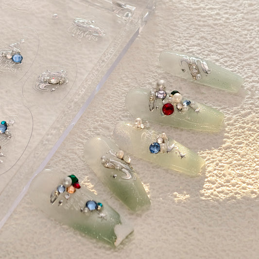 Hello Claws | Merry Christmas Tree Nail Deco Sticker