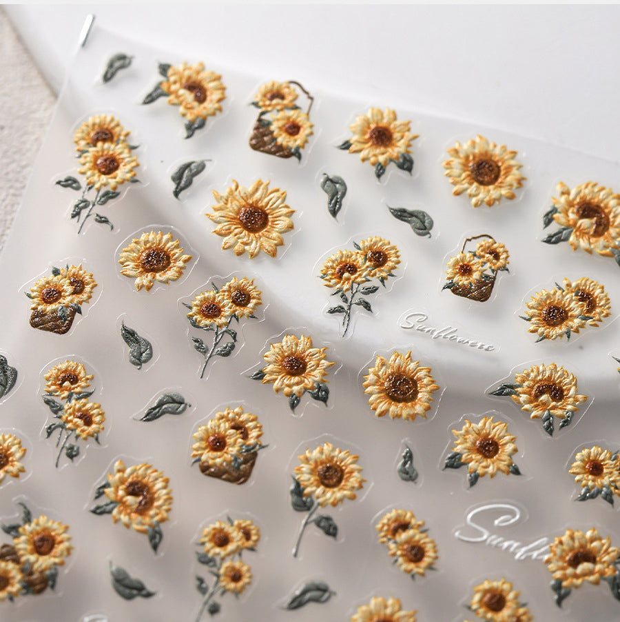 Hello Claws | Sunflower Nail Deco Sticker
