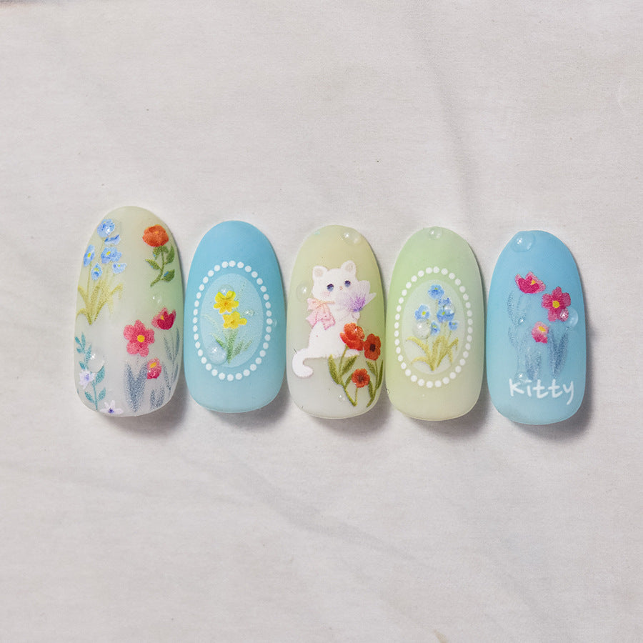 Hello Claws | Kitty Garden Nail Deco Sticker